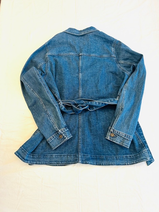 NWT Old Navy Women’s Denim Belted Jacket - Picture 8 of 14